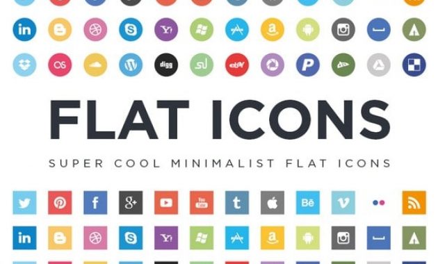 Minimalist flat icon design