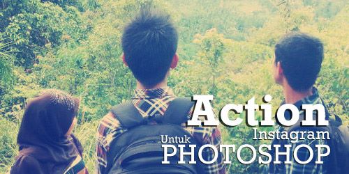 Action efek foto instagram untuk photoshop