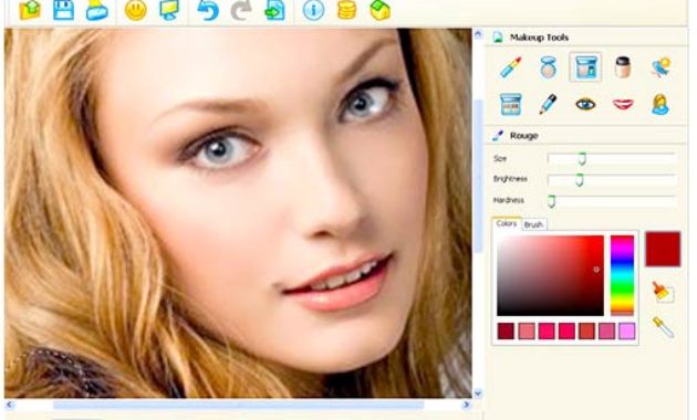 Software menambah makeup di foto