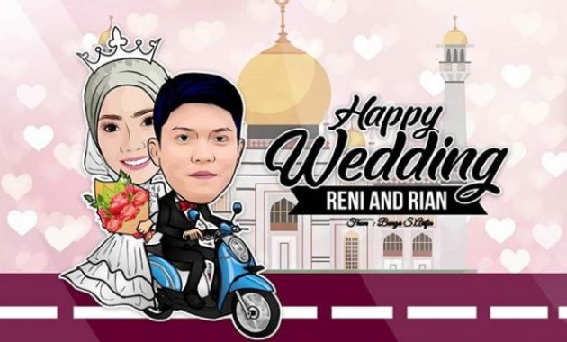 Karikatur Wedding Aceh