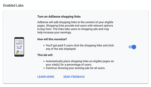 Mengenal Google AdSense Shopping Links 