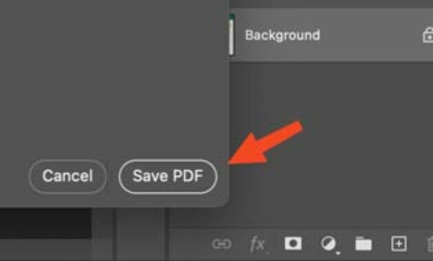 Mengubah File JPG ke PDF menggunakan Photoshop