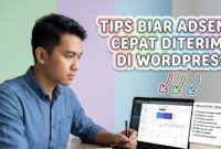 tips-cepat-diterima-google-adsense-wordpress Pemeriksaan konten dan trafik sebelum mengajukan google adsense wordpress untuk ditinjau.